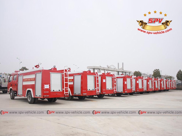 10 Units of Dongfeng fire fighting truck, to Uganda